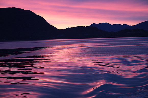 Sunrise over the Inland Passage