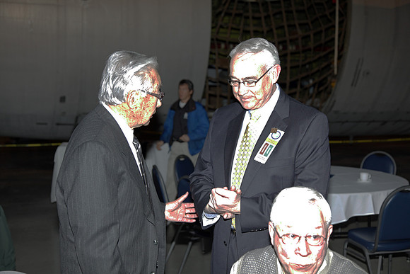Mr Sam Araki and Capt Richard Basner