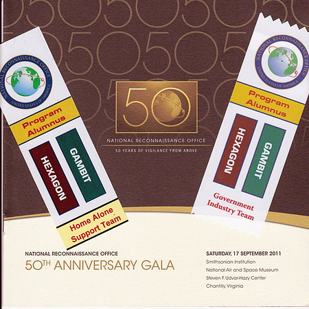 50th Anniversary of the NRO and Declassification and display of the Hexagon Reconnaissance Satellite at the Smithsonian Air & Space Museum